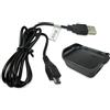 vhbw cavo di ricarica USB compatibile con Samsung Gear 2 SM-R380 smartwatch tracker - Docking station, nero, 100 cm