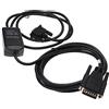 vhbw Cavo SPS AG - PC TTY - RS232 Compatibile con Siemens Simatic S5 Sistema di Controllo - Cavo di Collegamento, 3 m