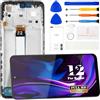SRJTEK Per Xiaomi Redmi 12 5G Schermo LCD di Ricambio Per Xiaomi Redmi 12 5G 23076RN4BI, 23076RN8DY Display Touch Screen Digitizer Assembly Kit di Riparazione (Nero, Con Telaio)