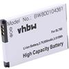 vhbw Batteria vhbw per Siemens GigaSet SL400, SL 400A, SL 400H, SL610, SL78, SL78H, SL780, SL785, SL788, X656, 4250366817255,950mAh