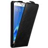Cadorabo Custodia per Samsung Galaxy J5 2016 in NERO DI NOTTE - Protezione in Stile Flip con Chiusura Magnetica - Case Cover Wallet Book Etui
