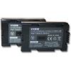 vhbw 2x batteria sostituisce Panasonic CGR-D53, CGR-D53A, CGR-D54s, CGR-D815, VSB0418, VW-VBD20 per videocamera camcorder (900mAh, 7,2V, Li-Ion)