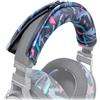 WC BandZ Virtuoso - Custodia protettiva per cuffie da gioco Corsair Virtuoso, lavabile in lavatrice, non si sfalda in pelle, compatibile con Virtuoso Wireless, XT e SE, anni '90, nero