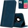 AKABEILA Custodia per Honor Magic 6 Pro Custodia a portafoglio in pelle PU con chiusura magnetica Cavalletto Slot per schede Folio Custodia per telefono antiurto 6.8 pollici blu
