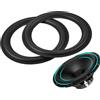 Mtlavishness Kit di riparazione per altoparlanti 4 schiuma per altoparlanti 17. 0 × 17. 0 × 2. 0 2 pezzi 6 pollici 156 mm gomma perforata surround parti di riparazione altoparlante sostituzione 6