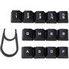 Morain 13PCS Tastiera Meccanica Keycaps Per G910 G810 G413 G310 Romer-G Keycap Retroilluminato Per Key Cap Texture Nero Antiscivolo Tastiera Meccanica Keycap Set Nero G810 G413 G310 G910