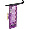 Wilgure PCIE 5.0 4X NVME Solid Disk Upgrade Carriere 22110/2280/2260/2242 Unità e Sistemi Server NVME Scheda di espansione