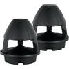 McGrey WPL-660BK BT Coppia Casse Outdoor 360° - 2 casse attive 2 vie per giardino - Portata Bluetooth®: ca. 10 metri - Distribuzione sonora a 360° - Resistenti ad acqua e UV (IP56) - Nero
