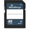 MediaRange MR961 Scheda di Memoria da 4 GB