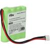 vhbw batteria sostituisce Philips HHR-60AAA/F4 per telecomando remote control (750mAh, 4,8V, NiMH)