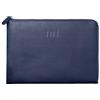 Xoopar - Cover per Tablet Laptop in pelle riciclata - 10/11 Ideale per proteggere e trasportare il computer o il tablet, compatibile con iPad 10,2,iPad PRO/Air/GEn 10,9,GalaxyTab- INE TABLET Blu