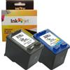 Genérico 21XL / 22XL pack 2 cartucce d'inchiostro compatibili con HP 21XL 22XL (C9351AE / C9351CE, C9352AE / C9352CE) di alta qualità