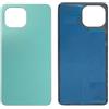 Generico Copri Batteria + biadesivo compatibile con Xiaomi Mi 11 Lite NE 5G 2109119DG Vetro Posteriore Back Cover Retro Scocca + adesivo (green) (Verde)