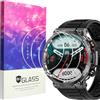 Blueshaweu Pellicola Protettiva Compatibile con IOWODO W50 Smartwatch 1,39, Durezza 9H, Vetro Temperato [3 Pezzi] per Blackview W50 (HD)
