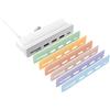 Networx Hub USB-C 7 in 1, per iMac 24, con adesivo a colori, bianco