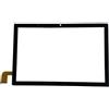 Audiosystem TOUCH SCREEN VETRO per Tablet CLEMENTONI Clempad Revolution V69741 V69855 V69853 16795 con Biadesivo Ricambio Touchscreen Digitizer (Display Non Incluso)