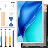 LADYSON Originale per Samsung Galaxy Tab A7 10.4 Pollice (2020) SM-T500 T505 T500 Display LCD Touch Sensor Vetro Schermo Digitizer Assembly Panel Lens Kit di Ricambio con Strumenti Gratuiti (Bianco)