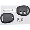 mt key Telecomando chiave auto, 1 alloggiamento con 2 tasti, 1 Rohling HU100, 1 batteria CR2032
