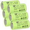 Alternativ-Hersteller GP GP75AAH - Set di 6 batterie ricaricabili 2/3 AA, 1,2 V, 750 mAh