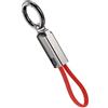 TQUXNGA Cavo corto USB da tipo C a tipo C 16 CM PD65W ricarica rapida in lega portachiavi allegato cordino per telefono cavo dati ricarica da viaggio