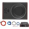 OUBUBY Subwoofer per auto da 8 pollici, 600 W, 12 V, sottile, per auto, camion, camper