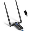 EDUP Adattatore USB 3.0 WiFi 6E per PC, AX3000M, Mt7921au, 802.11ax, Tri-Band 6G/5G/2.4GHz, scheda di rete wireless Wi-Fi Dongle, supporta Windows 11/10 (installazione driver) e Linux (driver 0