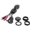 GK SOUND KIT SET PER BOSS AUDIO SYSTEMS MUSB35 adattatore universale usb aux 3.5 mm da utilizzare con qualsiasi radio con input usb/rca, resistente ad acqua, polvere e UV, 1 pezzo