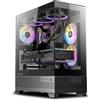 EMCA4 Computer Gaming PC Assemblato Ryzen 7 9700X - RTX 5070 12GB - SSD M.2 1TB nvme Gen4 - Ram 32GB DDR5 6000mhz EXPO - RGB - Windows 11 - B850 WIFI - Dissipatore a Liquido 360mm