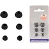 Generic 3 paia di copriauricolari in silicone per JBL ENDURANCE PEAK 3, tappi auricolari di ricambio per cuffie Bluetooth, accessori (nero)