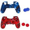 Generic Cover in silicone + tappi per joystick per controller Sony PS4