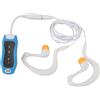 Plyisty Lettore MP3 Impermeabile IPX8, Cuffie per Nuoto Subacqueo, Lettore Musicale da 8 GB, USB 2.0 Ricaricabile, Tempo di Riproduzione 8 Ore, per Nuoto, Corsa (BLUE)