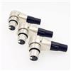 Uonecn Angolo retto 90 Gradi XLR 4 pin Connettore Femmina per ARRI Monitor DSLR Rig 3 Pezzi.