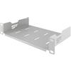 Stalflex Ripiano per Armadio Rack 10 Pollici 1U 150mm - Ripiano Rack 19 " In Metallo - Vassoio a Sbalzo Universale Ventilato per Montaggio a Rack - Compatibile Con Gli Armadio Rack