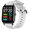 Blueshaweu Cinturino Compatibile per Ddidbi 1.85 Smartwatch P66D, Classico Silicone Cinturini di Ricambio per Nerunsa/Ddidbi/Dotn/Aptkdoe P66D (bianco)