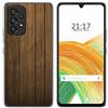 Tumundosmartphone Cover Silicone per Samsung Galaxy A33 5G Disegno Legno Disegni