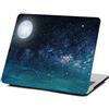 HLAAJJX Custodia Compatibile con Macbook Pro 13 pollici M1 (2016-2020) A1706 A1708 A1989 A2159 A2251 A2289 A2338, Caso Duro Protettivo in Plastica per Macbook Pro 13 M1,Luna Stella