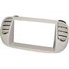 MasterLine Mascherina autoradio 2 DIN con prese aria SOLO CORNICE. Colore GRIGIO PERLA. Controlla la descrizione per la compatibilità dei veicoli.