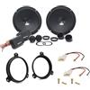 Superauto hi-fi Kit 4 Casse Altoparlanti Compatibili con Toyota Auris dal 2014 Anteriori DSK 165.3 + Adattatori e Accessori Montaggio