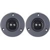 VOQGHTU Altoparlante tweeter, 1 coppia, 25 core, 7,6 cm, 30 W, 74 mm, membrana di calotta, alta fedeltà, altoparlante a membrana tweeter