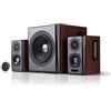 Edifier S350Db Sistema di Altoparlanti, Nero/Marrone