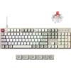 Keychron Tastiera meccanica C2 Pro cablata con frequenza di polling di 8K Hz, retroilluminata RGB personalizzata a grandezza naturale, sostituibile a caldo, non lucida tramite copritasti in PBT