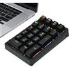 Knowlife Tastierino Numerico | Tastiera Meccanica USB e Compatta | Tastierino da 21 Tasti Portatile e Mini - Adatto per l'Uso con Computer Desktop, Notebook, Laptop e per Videogiochi