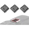 Generico 3X COPRI SLITTA FLASH compatibile con PANASONIC LUMIX cover protezione hot shoe mount coperchio fotocamera tappo proteggi DC S1 LX100 GX7 FZ1000 MARK I II GX85 GX80 GF8 GX8 G7 GF7 GM5 GH4 GM1 GX7