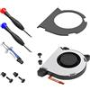 ElecGear Ventola di Raffreddamento Interna Sostitutiva Compatibile con Nintendo Switch Lite HDH-001, Parte di Ricambio della CPU Cooling Fan, Pasta Termica e Set di Cacciaviti Tool