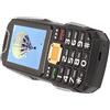 PUSOKEI Cellulare 2G, Telefoni Cellulari per Anziani, Schermo HD da 2,8 Pollici, Luce di Emergenza, Grande Pulsante 3D, Doppia Scheda SIM, Batteria Grande Standby a Lungo (Nero)
