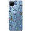 LA CASA DE LAS CARCASAS Custodia per Realme C21 ufficiale di Lilo & Stitch Pattern trasparente per proteggere il tuo cellulare. Cover Realme in silicone flessibile con licenza ufficiale Disney