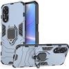 ESTH® Custodia per Oppo A78 5G/A58x 5G/A58 5G con 360° Rotante Staffa, [Compatibile con Supporto Magnetico per Auto], Cover Paraurti PC + TPU, Blu