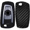 mt key Custodia morbida in carbonio KEYLESS Custodia protettiva Chiave auto senza chiave compatibile con BMW F30 F32 F26 F01 F07 F12 F10 F06 F03 F25 F13 F11