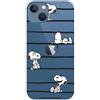 LA CASA DE LAS CARCASAS Custodia per iPhone 14 Plus Ufficiale di Snoopy, strisce per proteggere il tuo cellulare. Cover per iPhone in silicone flessibile con licenza ufficiale Snoopy