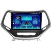 Generic Per Jeep Cherokee 5 KL 2013-2018 Android 15 Wireless Carplay Car Stereo GPS Navi Sat Radio 10.1 pollici QLED Multimedia BT WiFi controllo del volante